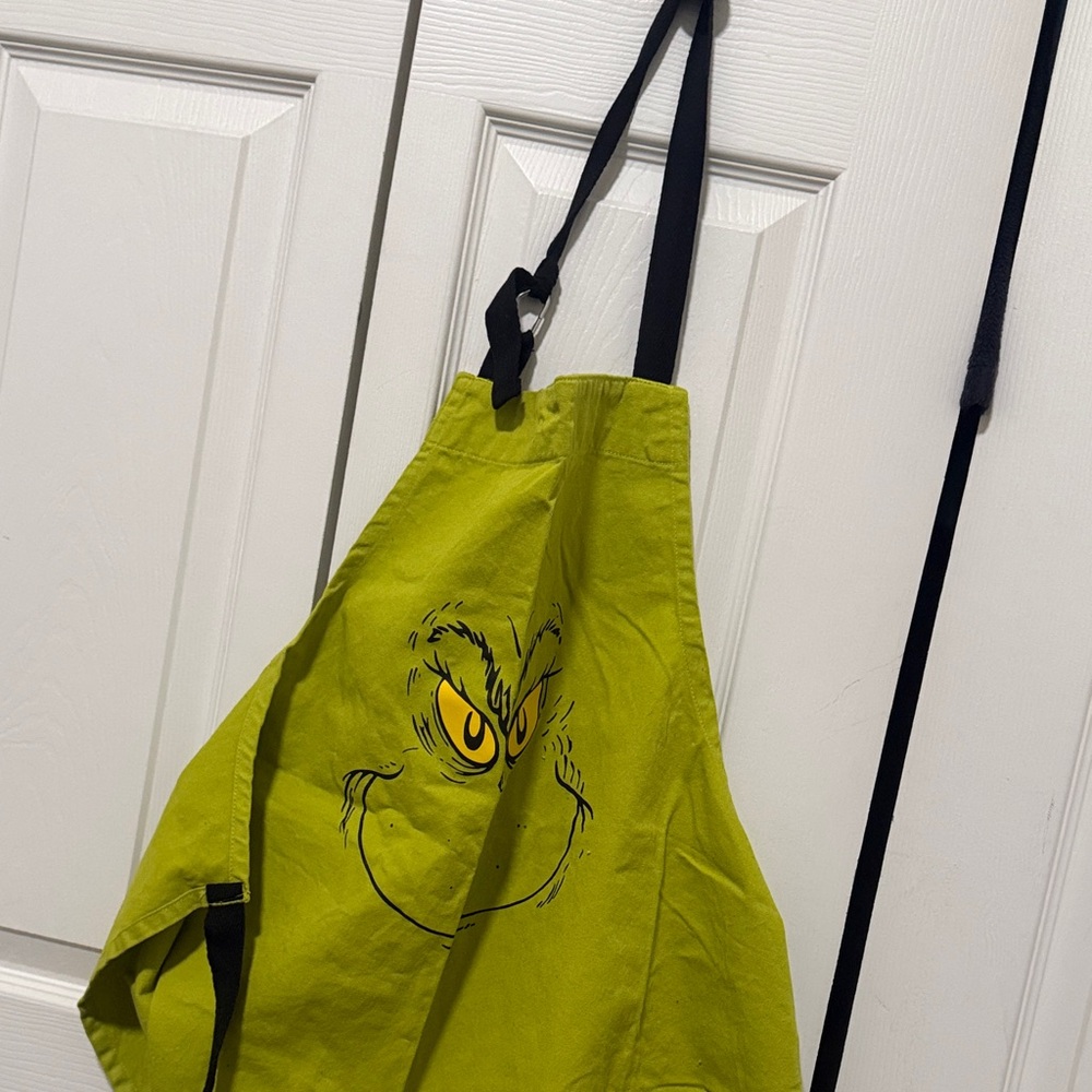 Green Grinch Apron